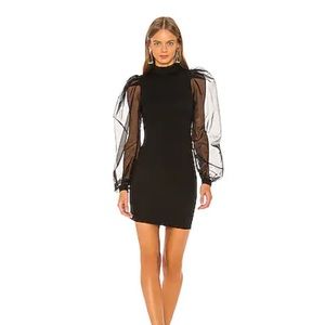 revolve nbd black dress